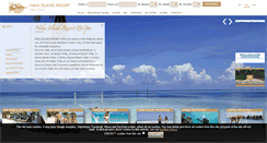 Desktop Screenshot of nikaisland.com.mv
